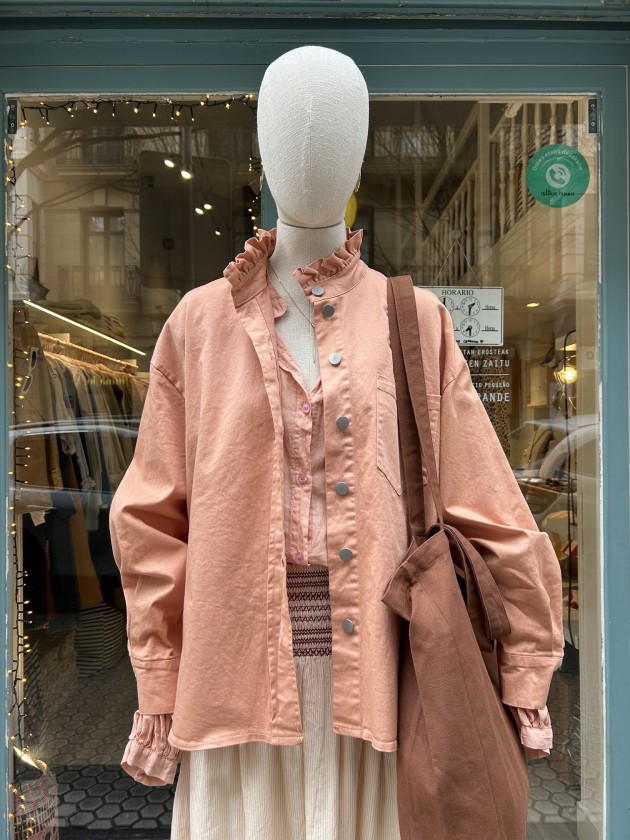 Sobrecamisa salmón